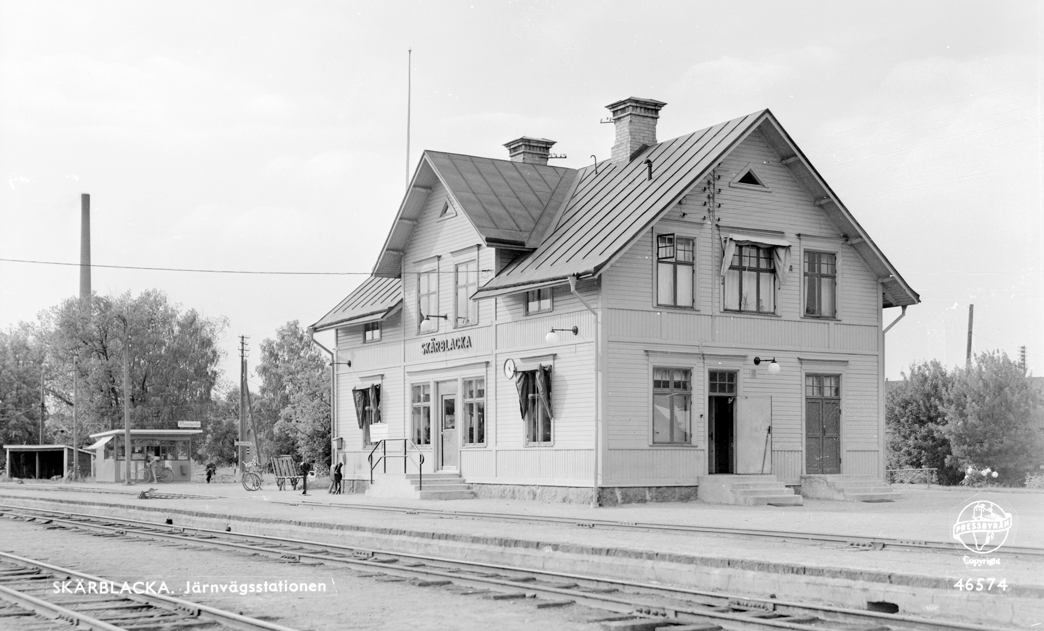 Skärblacka Järnvägsstation | Norrköpings Historia